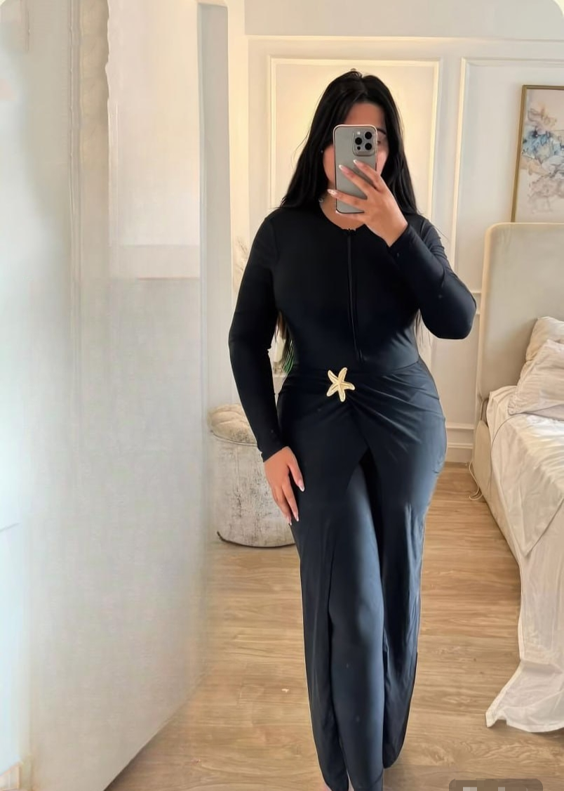 Black Nancy SL Burkini