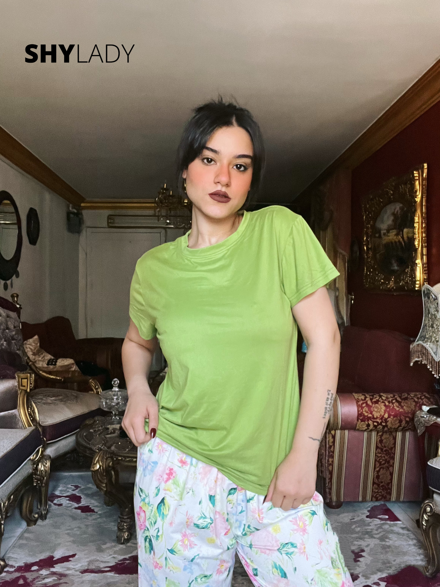 SL Green flourish pajama