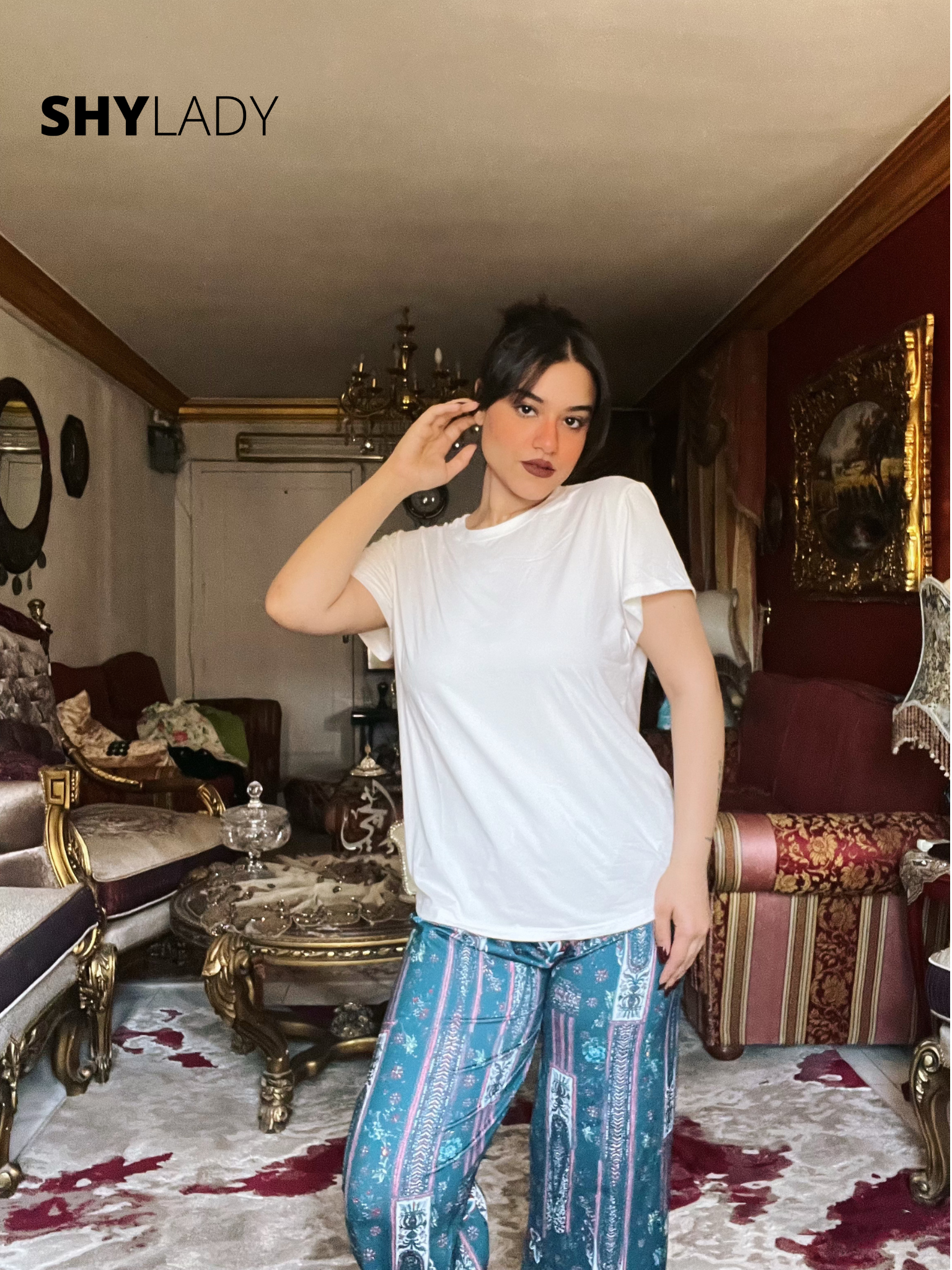 SL Green/off white Pajama