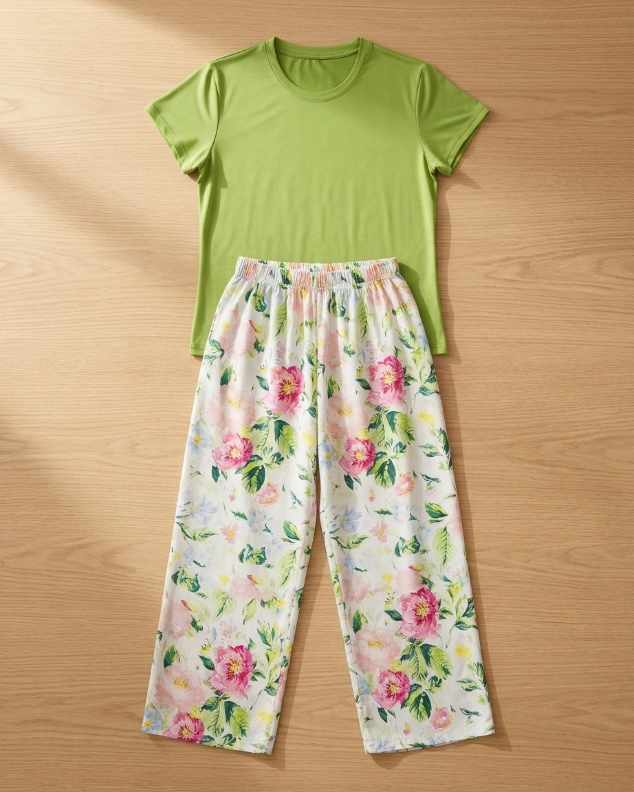 SL Green flourish pajama